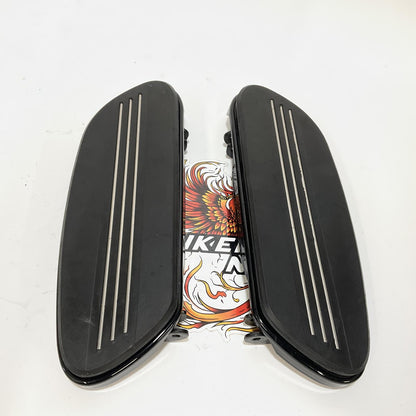 Genuine Harley 1986 Up Touring Streamliner Rider Black Footboards 50501801