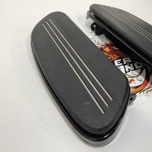 Genuine Harley 1986 Up Touring Streamliner Rider Black Footboards 50501801