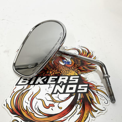 Genuine Harley 1982 Up Short Stem Teardrop Chrome Left Mirror 91845-03