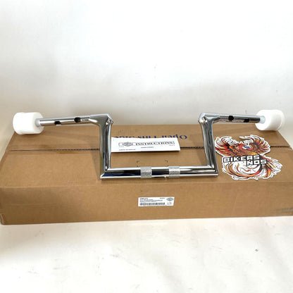 NEW Genuine Harley 2024 up Road Glide Chrome 8" Fused Low Handlebar 55801475
