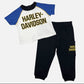 NEW Harley-Davidson 2/3T Toddler Boys Short Sleeve Tee & Pant Set 2071402