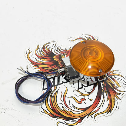 Genuine Harley 1994 Up Touring Chrome Pancake Flat Turn Signal 68766-94