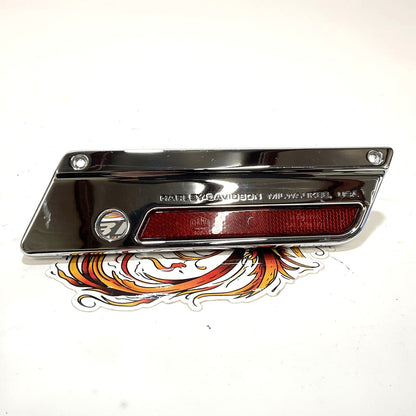 Genuine Harley 1993-2013 Right Chrome Saddlebag Face Plate 90601-93A