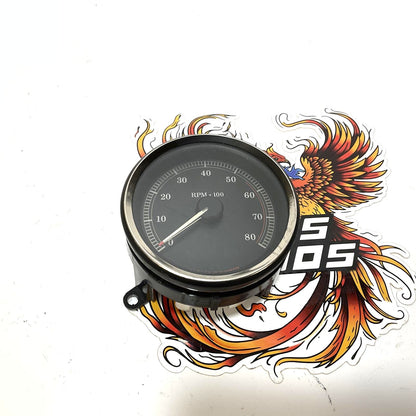 Genuine Harley 2004-2013 Touring Tach 5500 Redline Black Silver Trim 67348-04