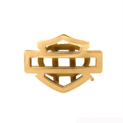 NEW Genuine Harley Jewelry Gold B&S Rally Charm Bracelet HSC0084