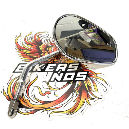 Genuine Harley 1982 Up Short Stem Teardrop Chrome Right Mirror 91840-03