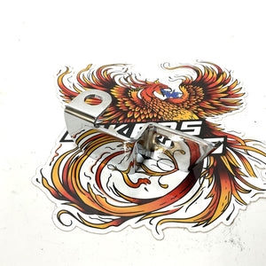 Genuine Harley 2001-2005 CVO Electra/Road Glide Chrome Antenna Bracket 76214-00