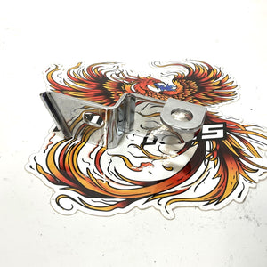 Genuine Harley 2001-2005 CVO Electra/Road Glide Chrome Antenna Bracket 76214-00