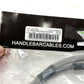 LA Choppers Road King Stainless Steel Brake Lines 15"-17" Ape Hangers LA-8006B16