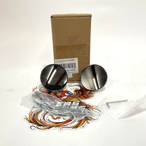 Universal Chrome Round Adjustable Mirrors CB11015C-US