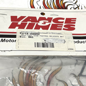 Vance & Hines Softail Optional Left Side Passenger Peg Relocation Bracket VH0052