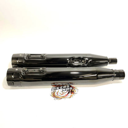 Genuine Harley 2017&Up Touring Scorched Chrome Mufflers 64901340 64901339