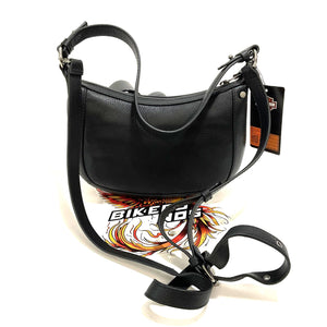 NEW Harley-Davidson Flat Studded Bar & Shield Leather Hobo Bag MHW045/08