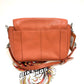 NEW Harley-Davidson Magnetic Flap Closure O Ring Chain Purse Orange MHW047/26