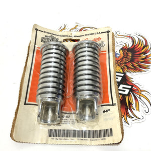 NOS Genuine Harley Chrome O-Ring Footpegs 49125-82