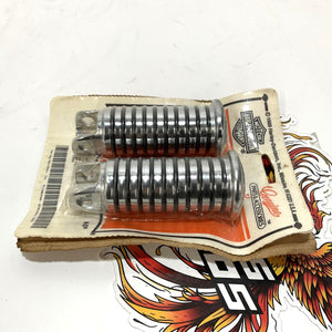 NOS Genuine Harley Chrome O-Ring Footpegs 49125-82