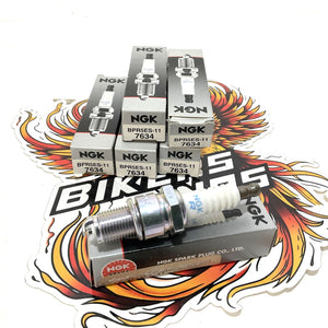 NGK Spark Plugs 6pc 1984-2000 Harley Big Twin BPR5ES-11