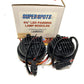 Super Spots PASSING LAMP LEDS Fog BLACK 4.5" Daymaker Harley Touring 44165