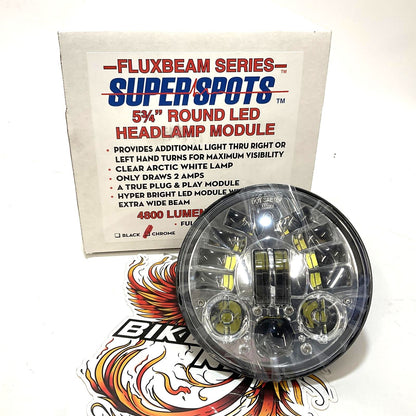Super Spots Harley 5 3/4" Headlight LED Chrome 44191