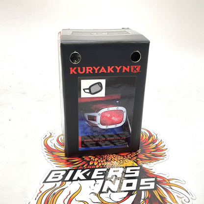 Kuryakyn 1973-2019 Harley Black Taillight Mess Cover 6565