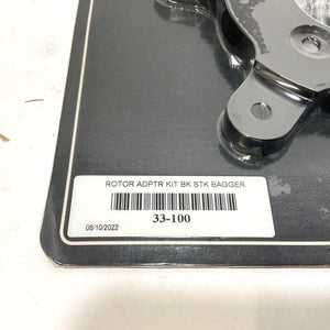 Arlen Ness 2014-2023 Touring Universal Black Brake Rotor Mount 1710-3519 33-100