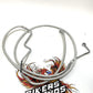 Magnum Touring Shielding Sterling Chromite II 12"-14" Handlebar Cable Kit 387841