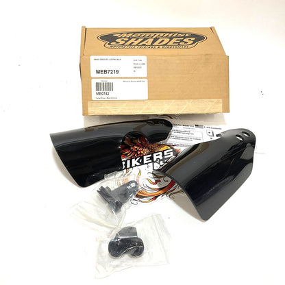 Memphis Shades Handguards Black 2006-2017 Dyna Softail Touring MEB7219