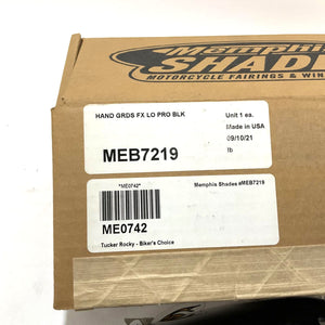 Memphis Shades Handguards Black 2006-2017 Dyna Softail Touring MEB7219