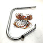 Genuine Harley 2014 up Touring Left Saddlebag Support Crash Bar Guard 90200506