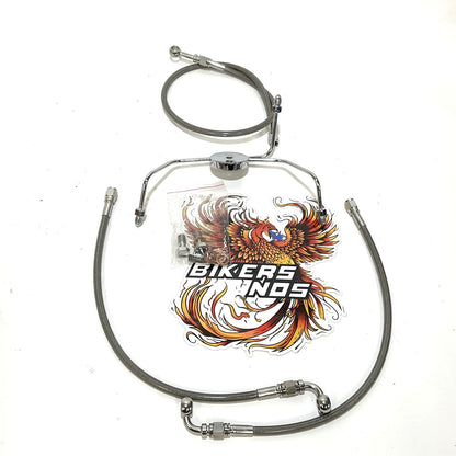 Braided Front Brake Lines 2009-2013 Harley Touring