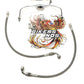 Braided Front Brake Lines 2009-2013 Harley Touring