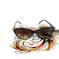NOS Genuine Harley Women's Cat Eye Fashion Sunglasses Dark Havana HD5069S-52F