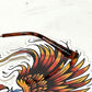 Epoch Women Aviators Style Rose Gold Rimless Frame Rose Gold Mirror Lens EE6421