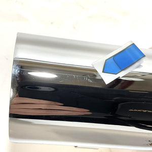NEW Rinehart Chrome Slimline Duals Rear Heat Shield 2017-2023 Touring 100-0452