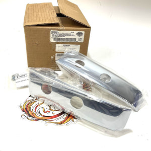 NOS Genuine Harley 2014-2025 Chrome Slotted Saddlebag Filler Strip Kit 90200875