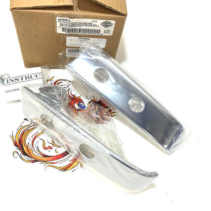NOS Genuine Harley 2014-2025 Chrome Slotted Saddlebag Filler Strip Kit 90200875
