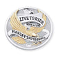 NOS Genuine Harley Live to Ride Gold Timer Cover 32585-90