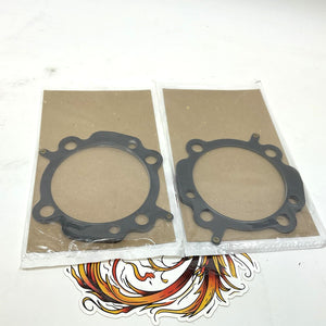 NEW Genuine Harley 2pc 117" Twin Cam Cylinder Head Gaskets 4.125" 16500510