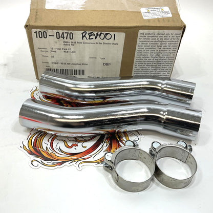NEW Rinehart 2009-2016 Harley Trike Muffler Conversion Kit  100-0470