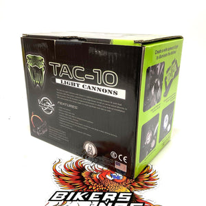 Ciro 2014-2023 Touring TAC-10 Light Cannon Spotlight w/ Bracket Black 45009