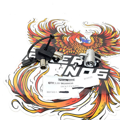New Genuine Harley 2014 Up Touring Tour-pak LOCK WITH Key Code 5868 90300030