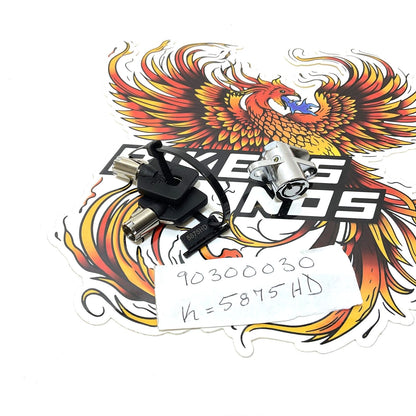 New Genuine Harley 2014 Up Touring Tour-pak LOCK WITH Key Code 5875 90300030