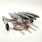 Detachable Two-up Stealth Style Luggage Rack for 2009 Up Harley Davidson Touring