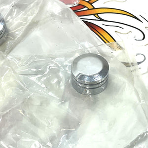 NEW Genuine Harley Chrome EVO & Sportster Rocker Box Bolt Covers 4 pack 43943-01
