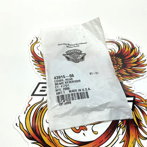 NOS Genuine Harley 2006-2017 V-rod Rear Brake Reservoir Cover 43915-06