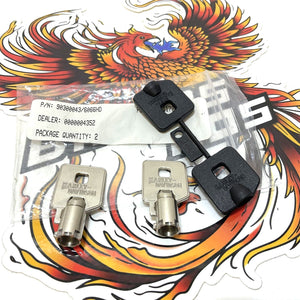 NOS Genuine Harley Davidson Barrel Key Set Code 6066 PN 90300043