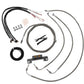 LA Choppers 2017-2020 Touring 12-14" Braided Cable Ape Install Kit LA-8055KT2-13