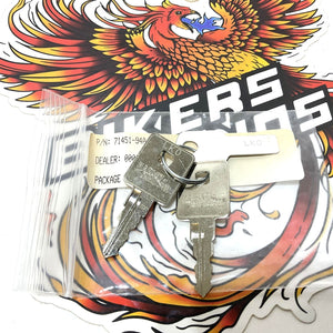 NOS Genuine HARLEY DAVIDSON Sportster XL KEY SET OEM CODE LK0 71451-94A