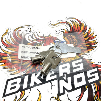 NOS Genuine Harley Davidson Barrel Key OEM CODE 3411 71452-91A
