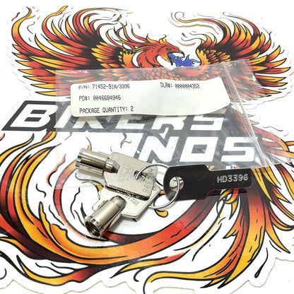 NOS Genuine Harley Davidson Barrel Key OEM CODE 3396 71452-91A